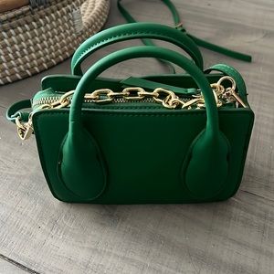 Green Zara mini bag